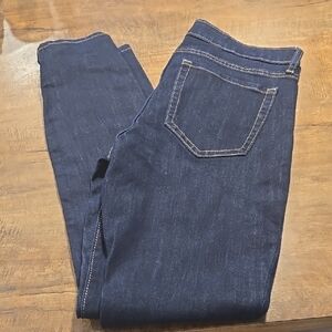 GAP Blue Skinny Jeans with Contrast Stitching